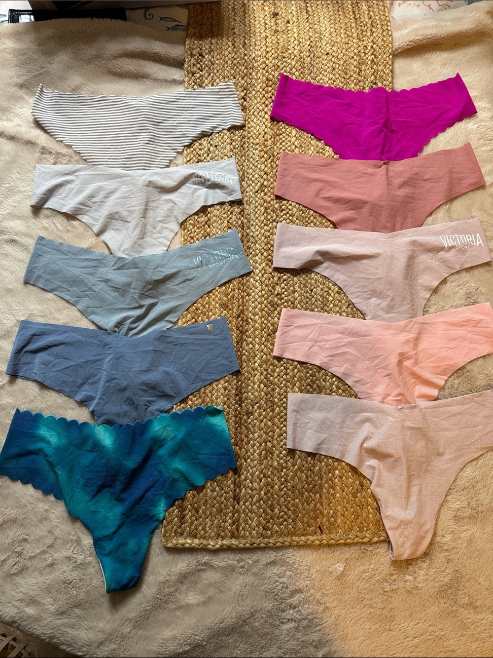 Victoria's Secret set of 10 Thongs
